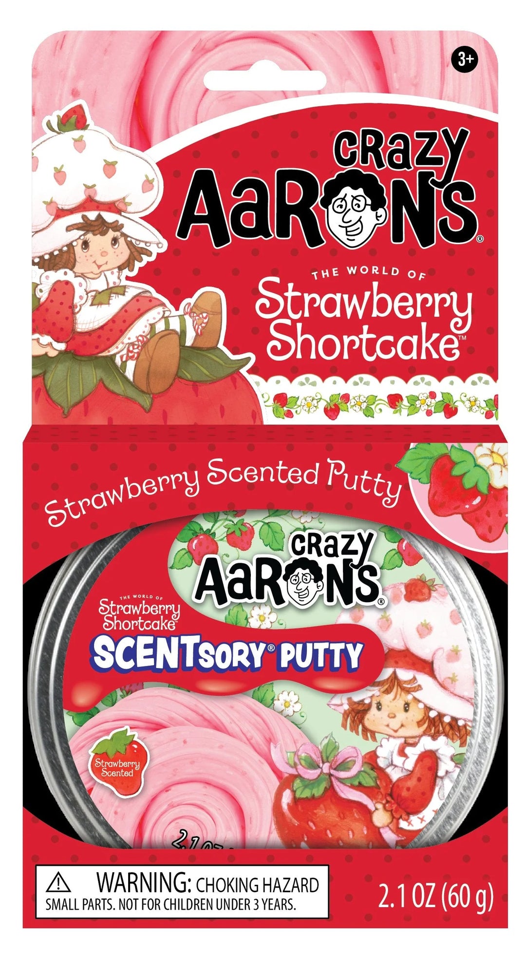 Scentsory Tin - Strawberry Shortcake 4" | Crazy Aarons