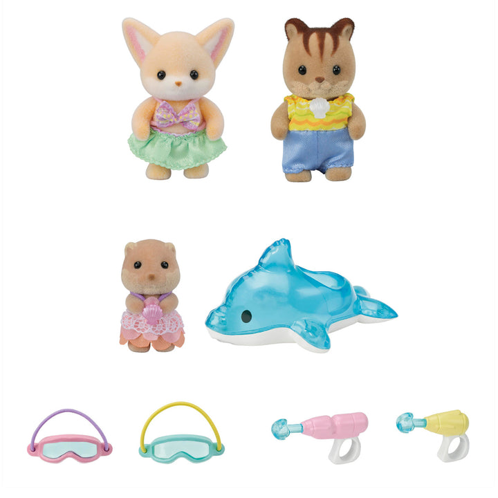 included contents in pool fun trio set