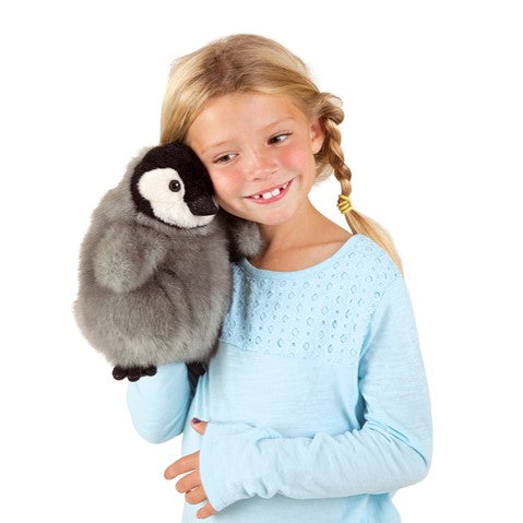 Baby Emperor Penguin Hand Puppet | Folkmanis