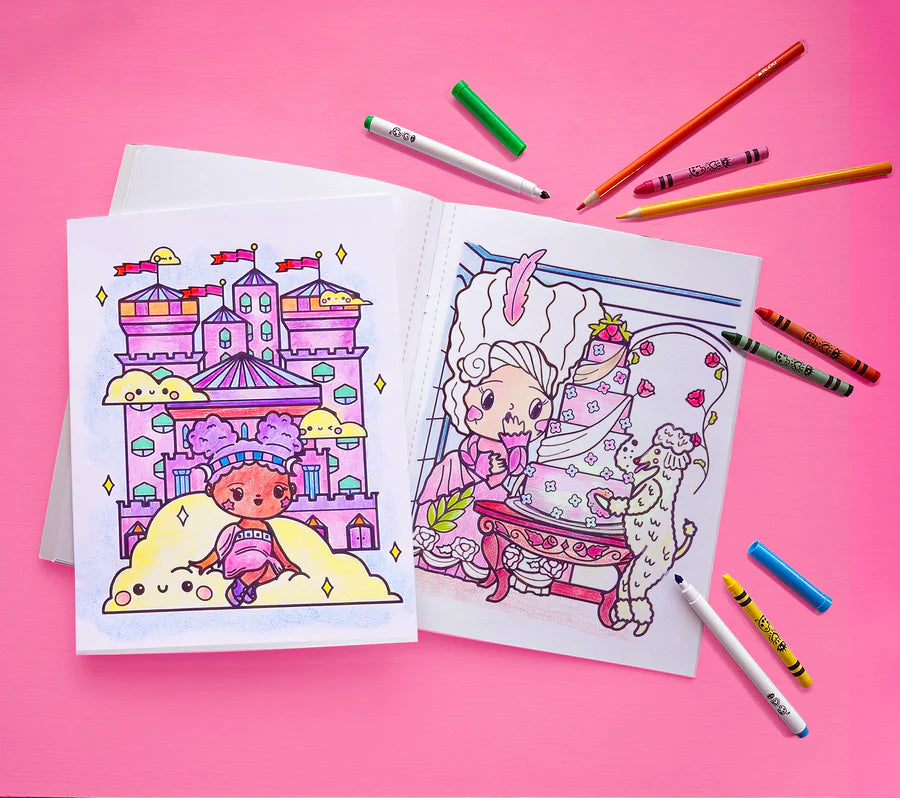 Color Craze Coloring Book - Princess Kingdoms | Bright Stripes
