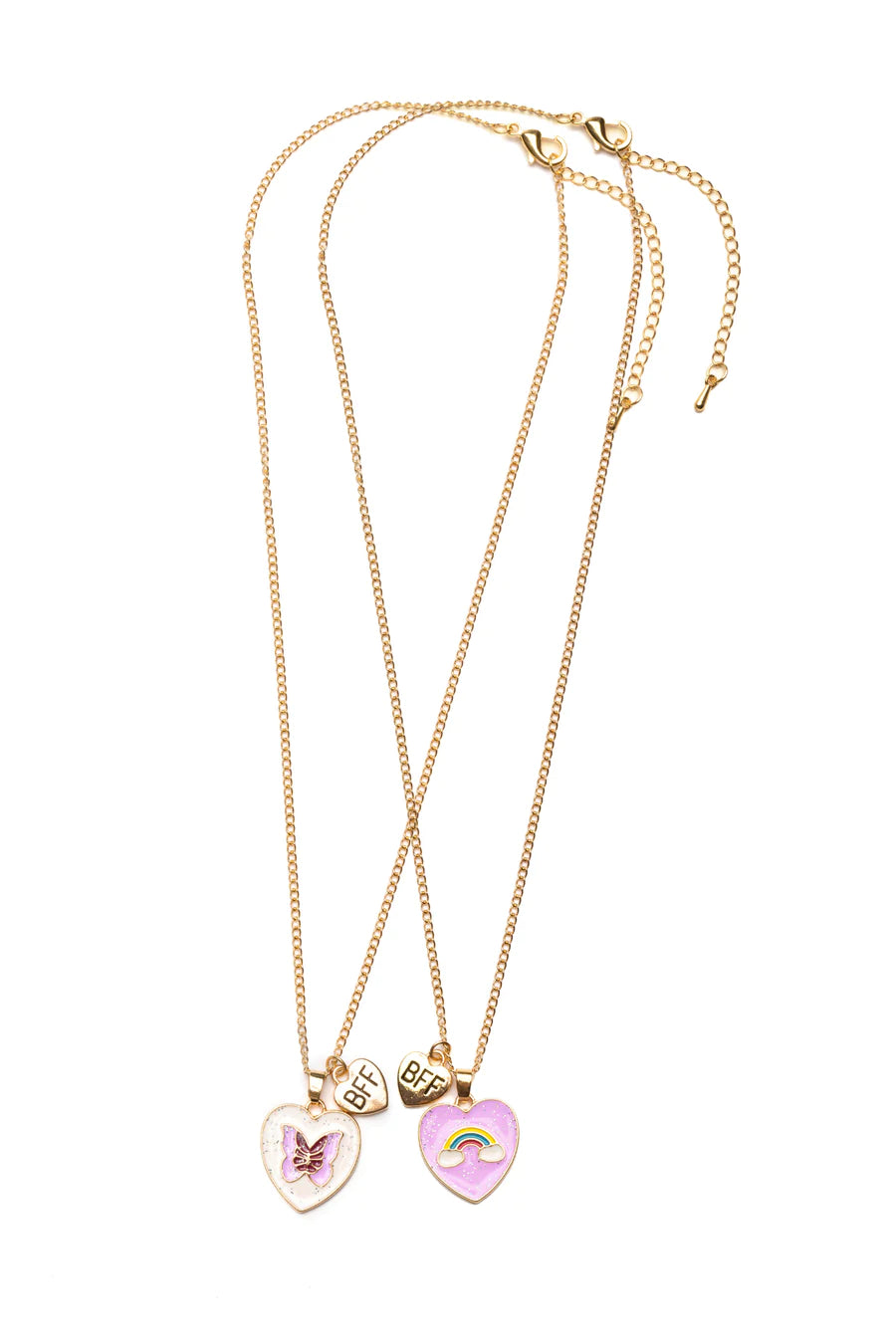 Rainbow Butterfly BFF Necklace  | Great Pretenders