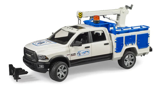 RAM Service Truck W Crane + Rotating Beacon Light RAM Service Truck W Crane + Rotating Beacon Light