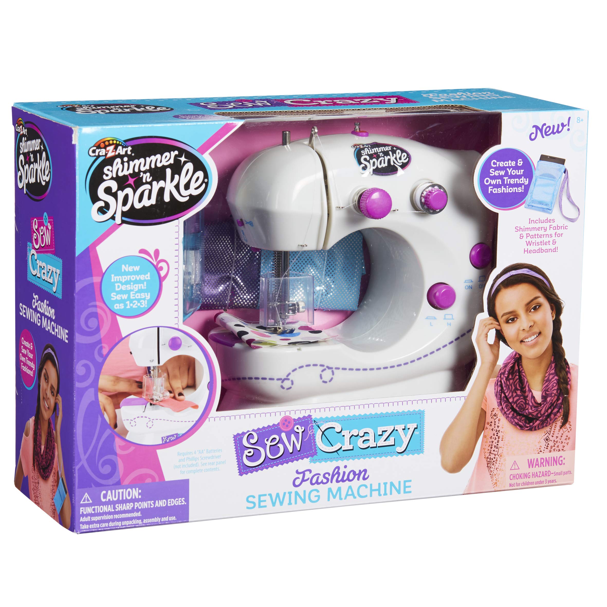 Buy Cra-Z-Art Shimmer 'n Sparkle Sew Crazy Sewing Machine Craft