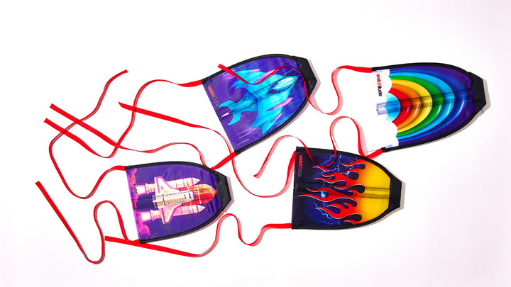 Rubberband Rocket Kite | Watchitude