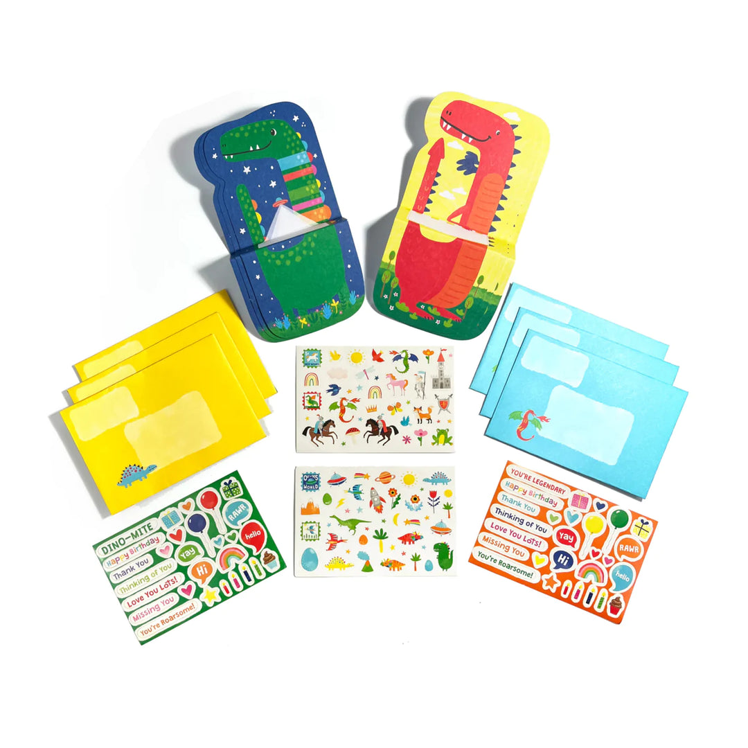 included contents in tiny tada dinos and dragon set
