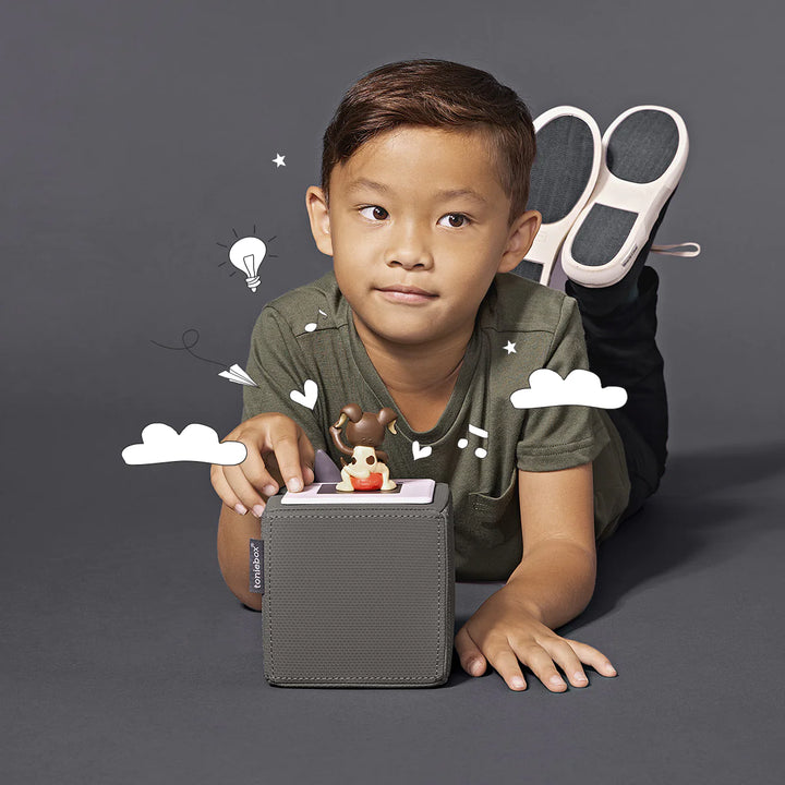 Toniebox Starter Set with Playtime Puppy - Gray