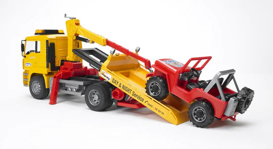 MAN TGA Breakdown Truck w/ Cross Country Vehicle | Bruder - LOCAL PICKUP