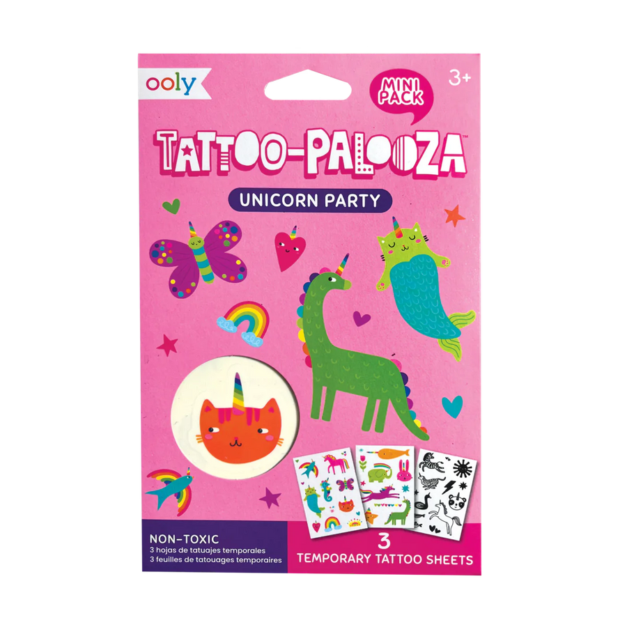 cover art of front of mini tattoos packaging