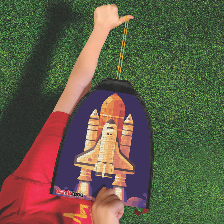 Rubberband Rocket Kite | Watchitude