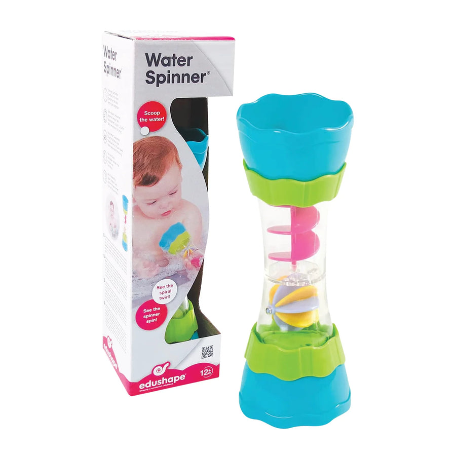 water spinner in and out of packaging