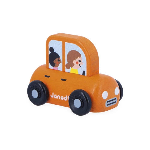 Wooden Family Car City - Cross Roads | Janod