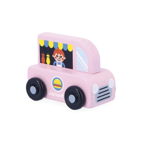 Wooden Food Truck City - Cross Roads | Janod