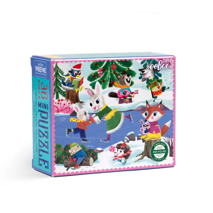 Woodland Holiday Miniature Puzzles -  36 pieces | eeBoo