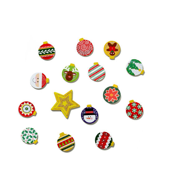 Countdown to Christmas Wooden Seasonal Advent Calendar | Melissa & Doug - LOCAL PICK UP ONLY