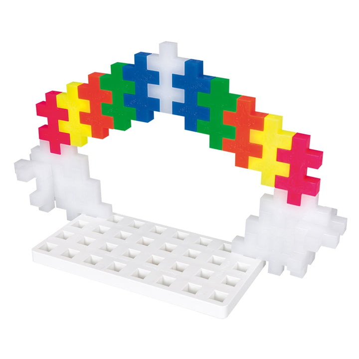 BIG Baseplate Duo - Green & White | Plus-Plus