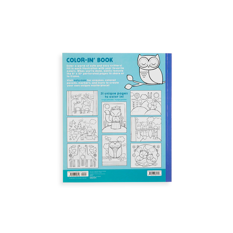 Color'In Book: Little Cozy Critters | OOLY