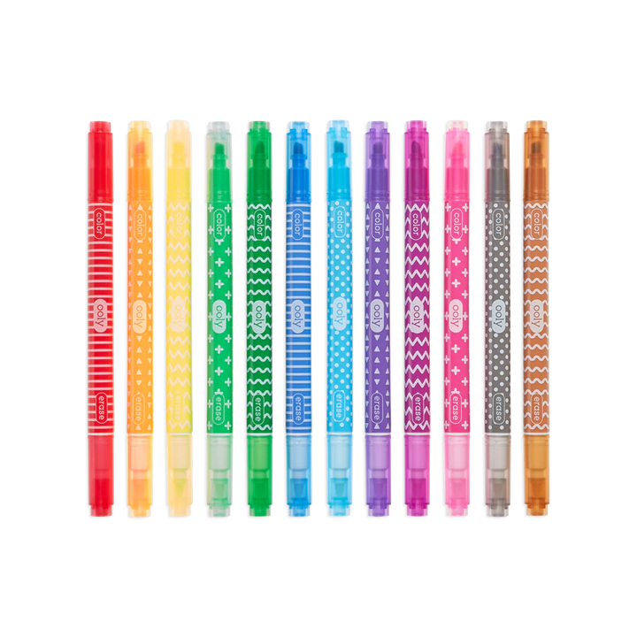 Make No Mistake! Erasable Markers - Set of 12 | OOLY