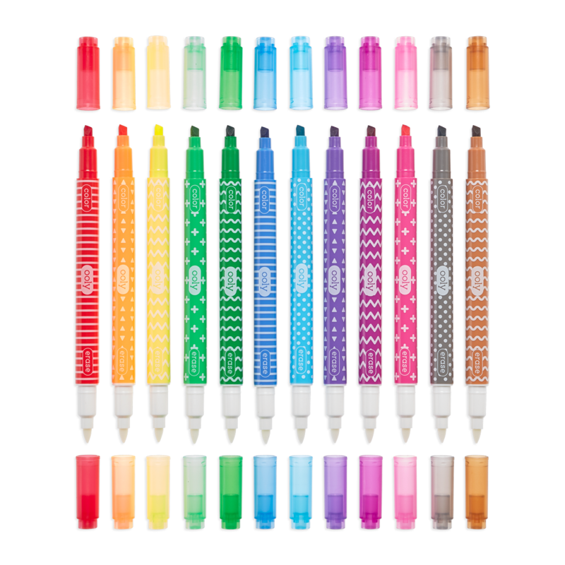 Make No Mistake! Erasable Markers - Set of 12 | OOLY