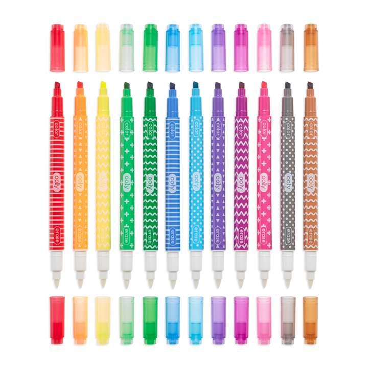 Make No Mistake! Erasable Markers - Set of 12 | OOLY