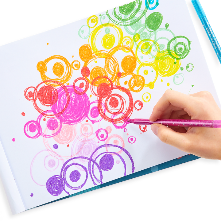 Rainbow Sparkle Glitter Markers - Set of 15 | OOLY
