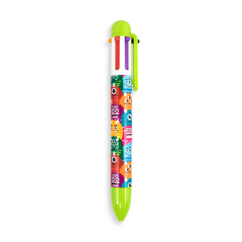 Monsters 6 Click Multicolor Pen | OOLY