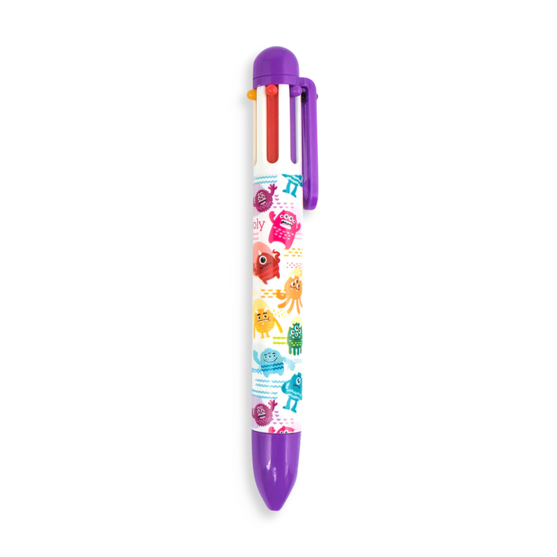 Monsters 6 Click Multicolor Pen | OOLY