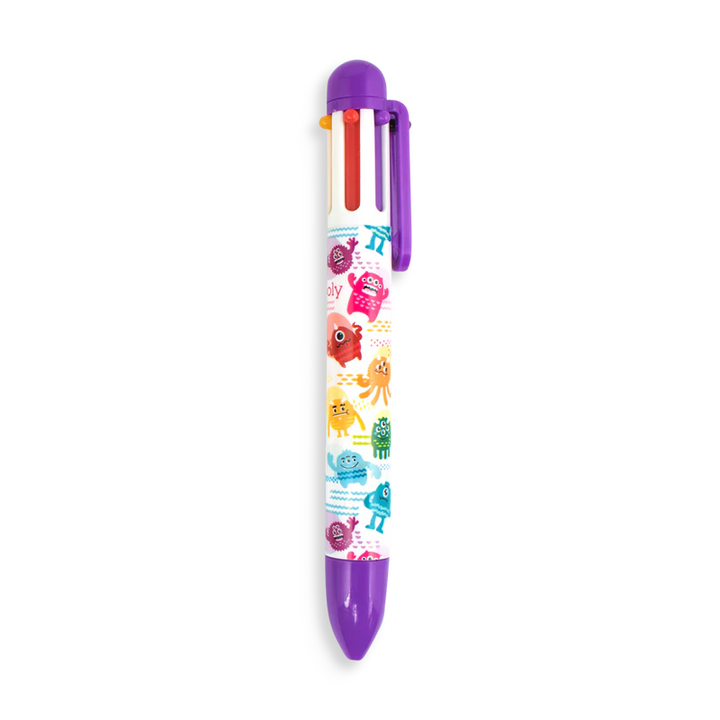 Monsters 6 Click Multicolor Pen | OOLY