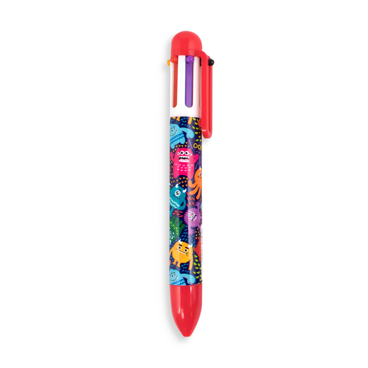 Monsters 6 Click Multicolor Pen | OOLY