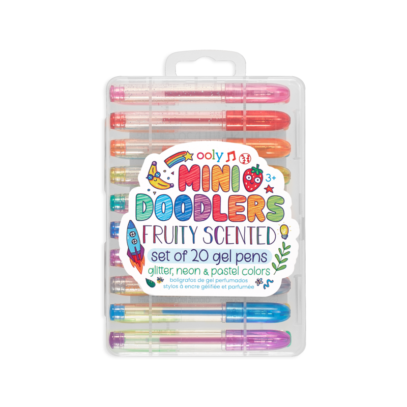 YUMMY SCENTED GLITTER GEL PEN-SET OF 12 - Beyond The Rainbow