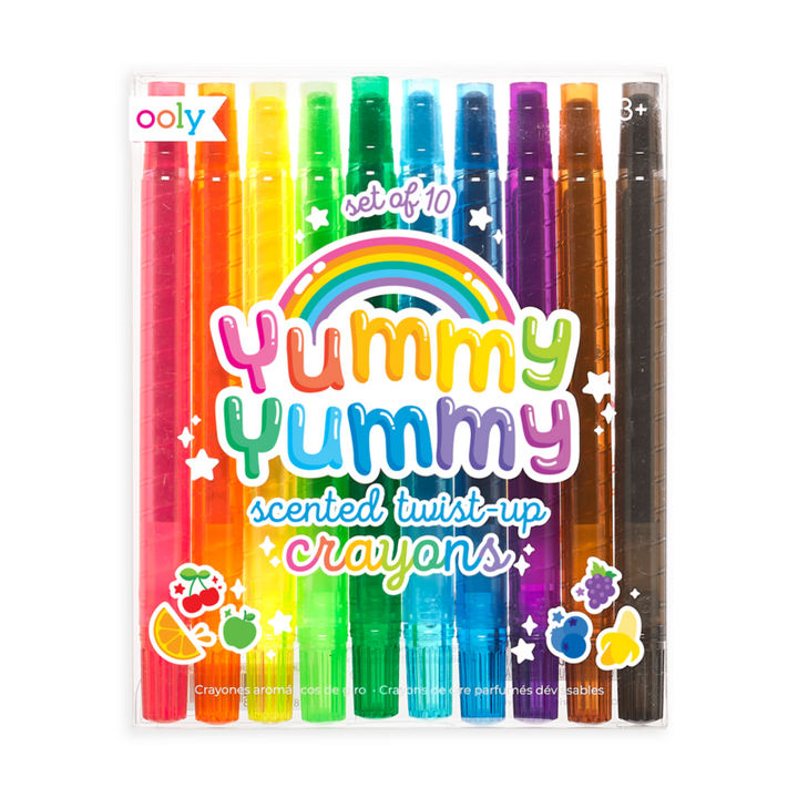 Yummy Yummy Scented Twist-Up Crayons - Set of 10 | OOLY