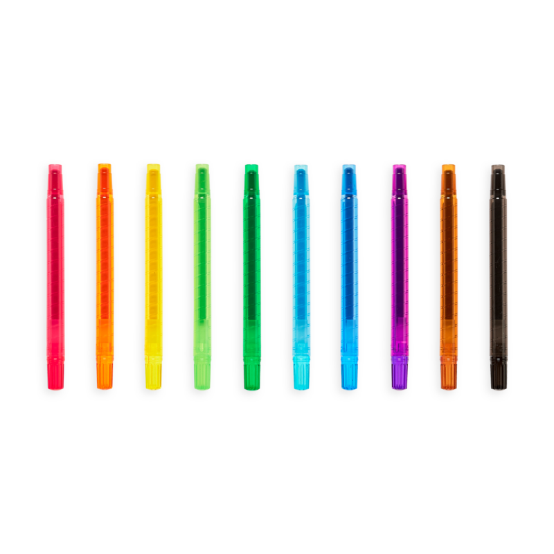 Yummy Yummy Scented Twist-Up Crayons - Set of 10 | OOLY