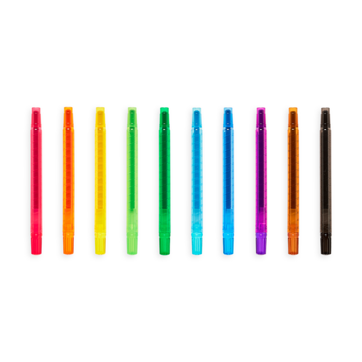 Yummy Yummy Scented Twist-Up Crayons - Set of 10 | OOLY