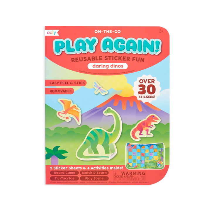 Play Again! Mini On-the-Go Activity Kit - Daring Dinos | OOLY