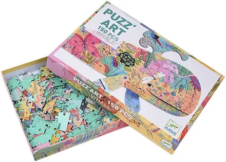 open box showing pieces inside