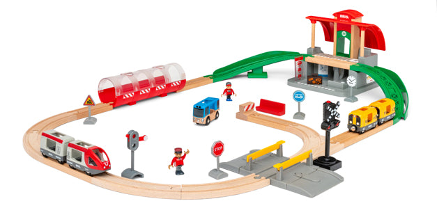 Central Station Set  BRIO - LOCAL PICKUP ONLY – The Curious Bear Toy &  Book Shop