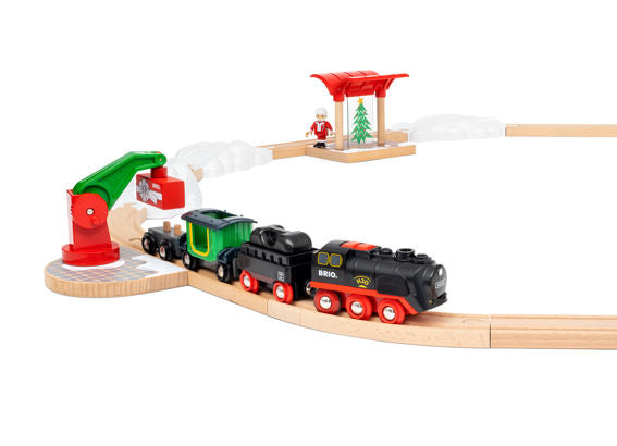 Christmas Steaming Train Set | BRIO - LOCAL PICKUP ONLY