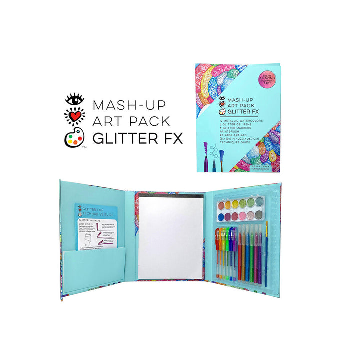 Mash Up Art Pack Glitter FX | Bright Stripes