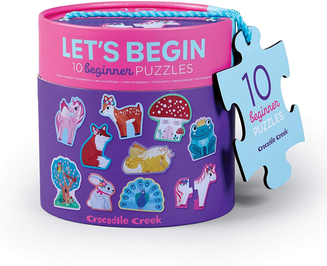 Let's Begin - Unicorn - 20 Piece Puzzle | Crocodile Creek