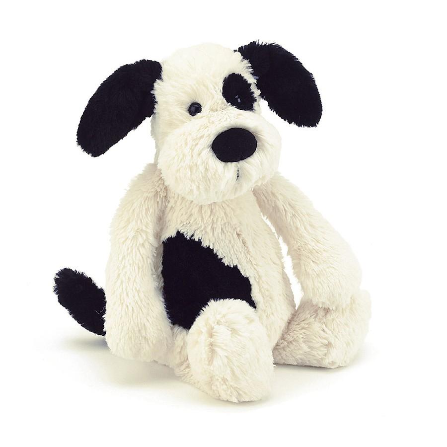 Bashful Black and Cream Puppy | Jellycat