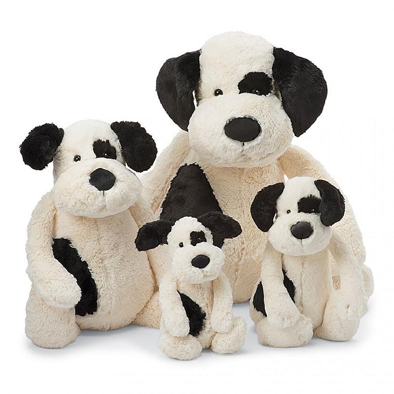 Bashful Black and Cream Puppy | Jellycat