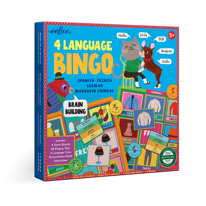 4 Language Bingo | eeBoo