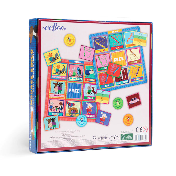4 Language Bingo | eeBoo
