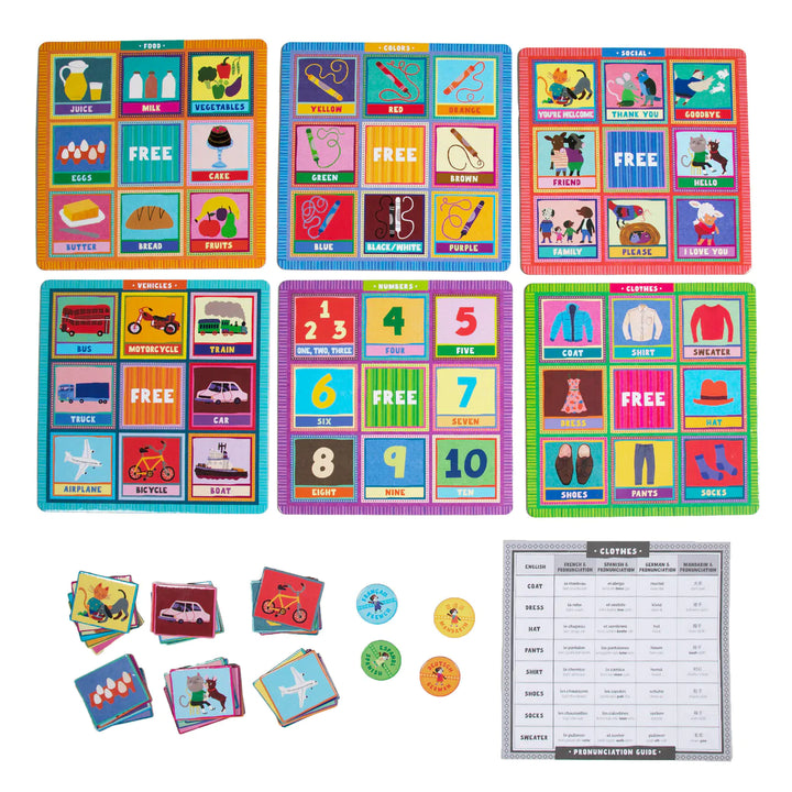 4 Language Bingo | eeBoo