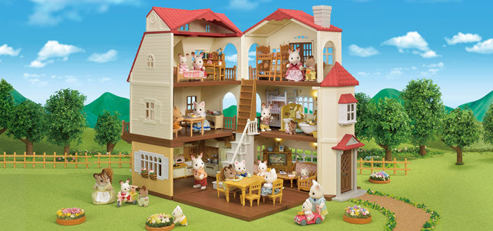 Red Roof Grand Mansion | Calico Critters LOCAL PICKUP ONLY