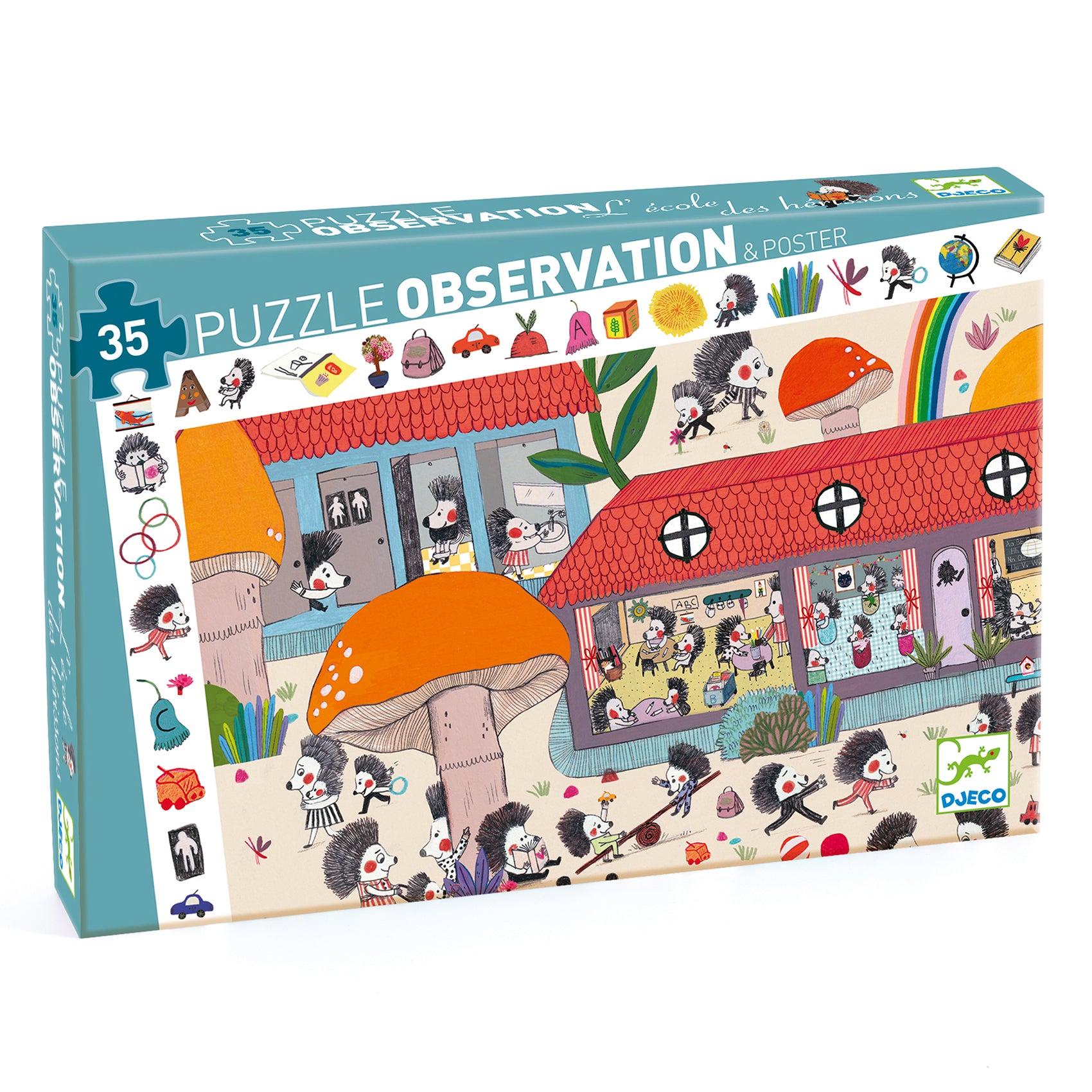 Hedgehog School Observation Puzzle - 35pcs