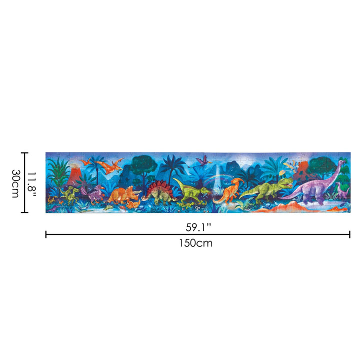 Dinosaurs Puzzle - Glow in the Dark - 200 Pieces | Hape