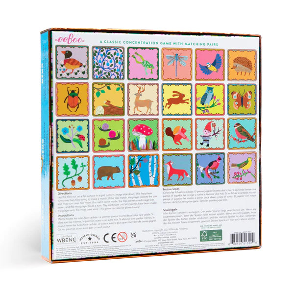 Woodland Memory & Matching Game | eeBoo