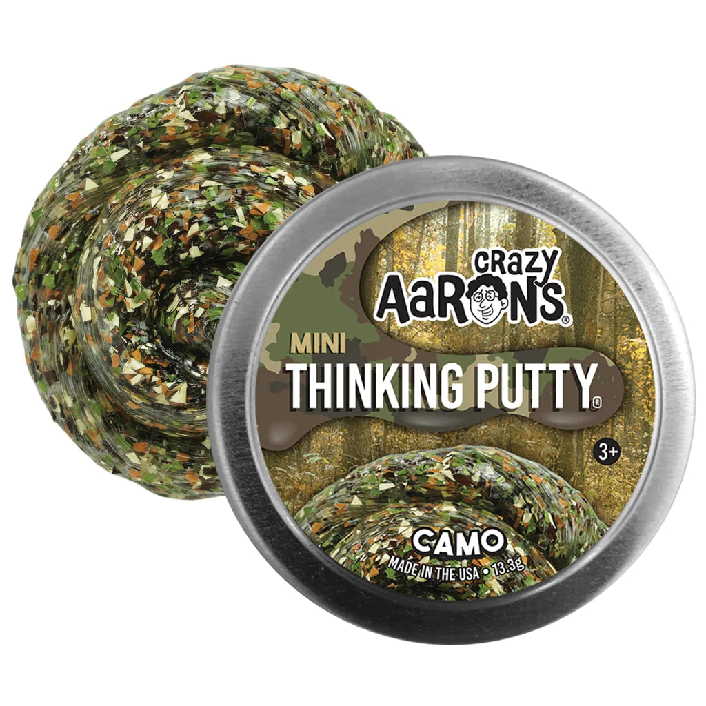 Mini Thinking Putty - Woodland Camo