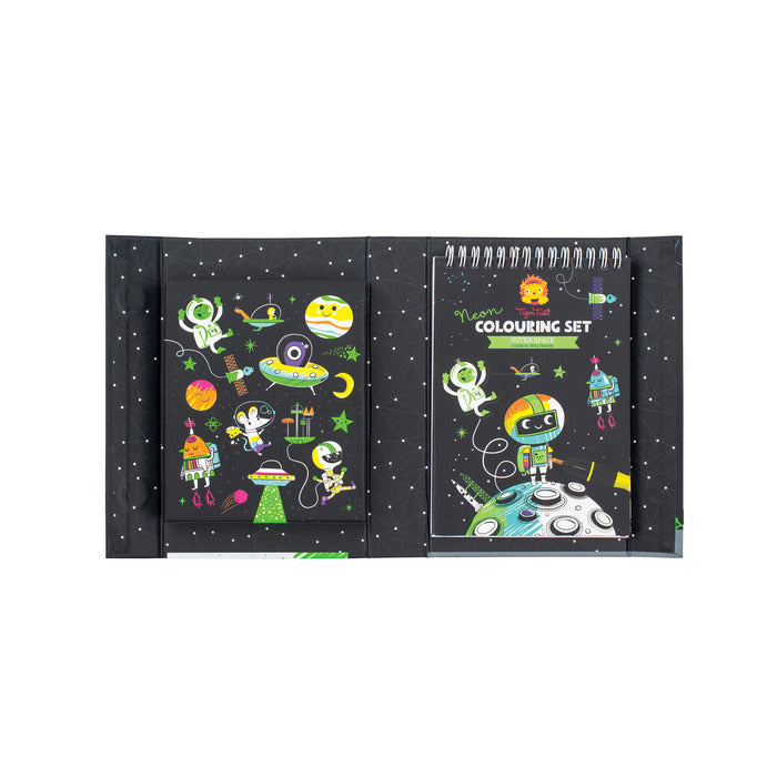 Neon Coloring Set - Outer Space | Tiger Tribe