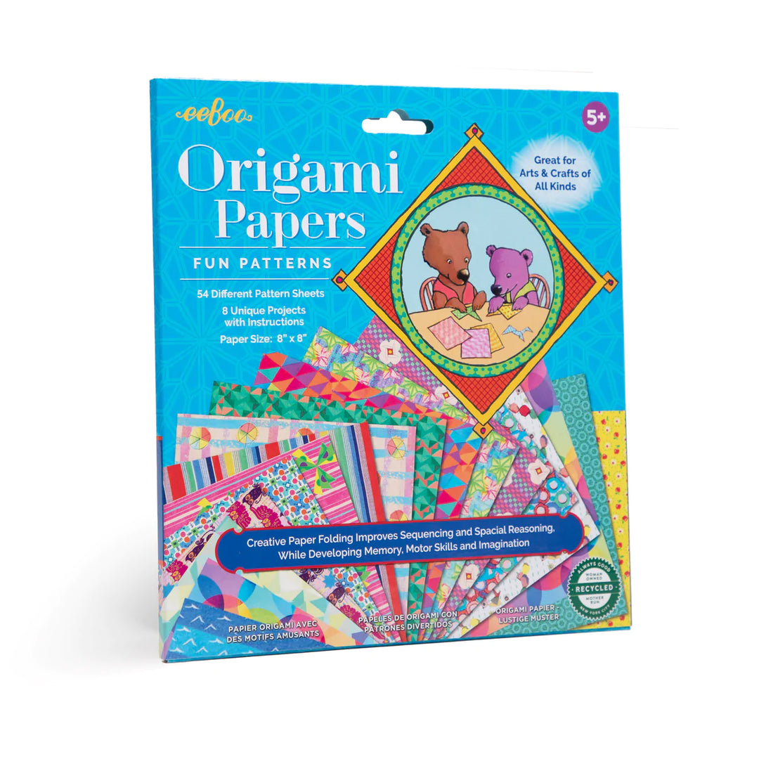 Fun Patterns Origami Papers | eeBoo
